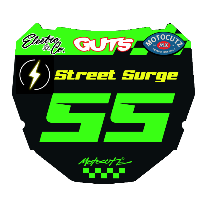 CUSTOM ODI NUMBER PLATE DECAL