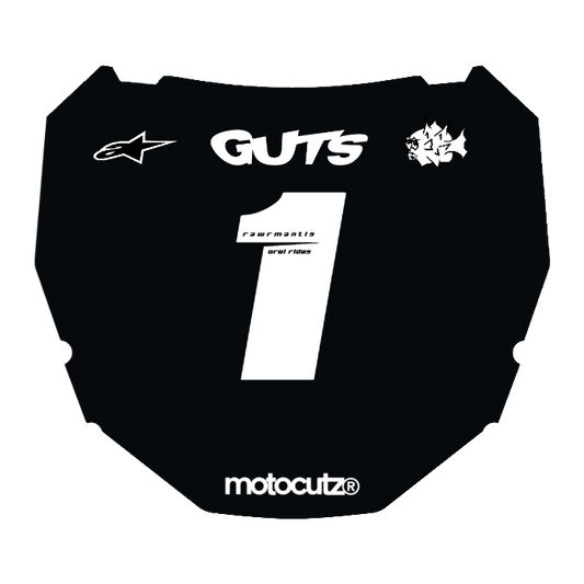 CUSTOM ODI NUMBER PLATE DECAL