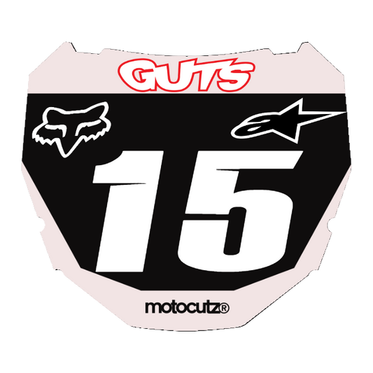 CUSTOM ODI NUMBER PLATE DECAL