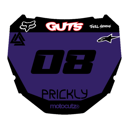 CUSTOM ODI NUMBER PLATE DECAL
