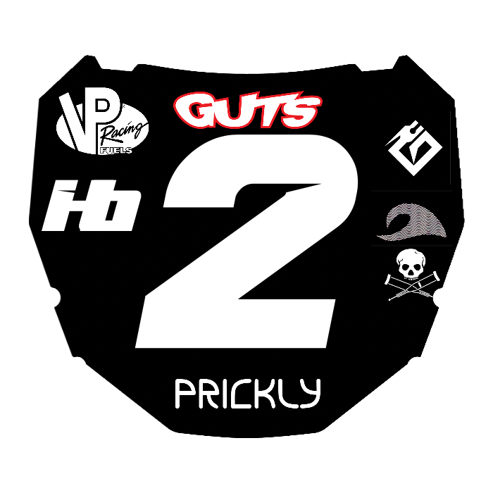 CUSTOM ODI NUMBER PLATE DECAL