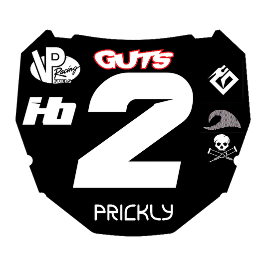 CUSTOM ODI NUMBER PLATE DECAL