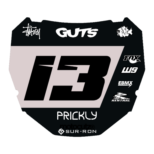 CUSTOM ODI NUMBER PLATE DECAL