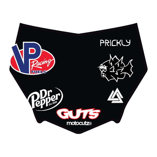 CUSTOM MOTOCUTZ FRONT PLATE DECAL