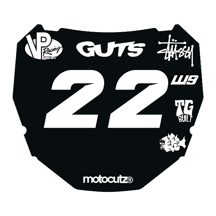 CUSTOM ODI NUMBER PLATE DECAL