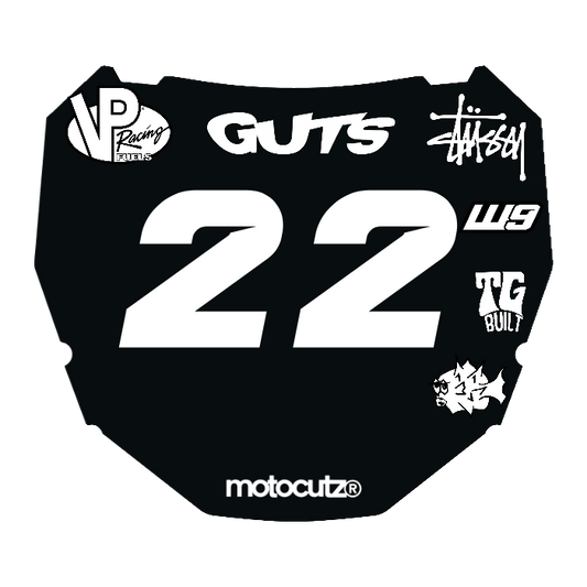 CUSTOM ODI NUMBER PLATE DECAL