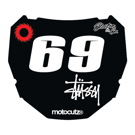 CUSTOM ODI NUMBER PLATE DECAL