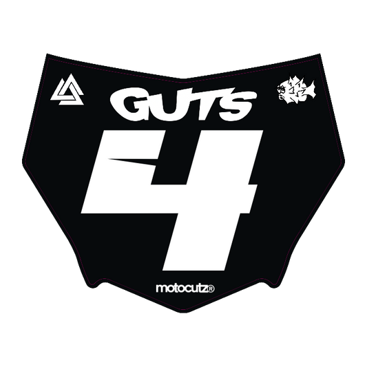 CUSTOM MOTOCUTZ FRONT PLATE DECAL