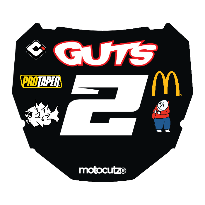 CUSTOM ODI NUMBER PLATE DECAL