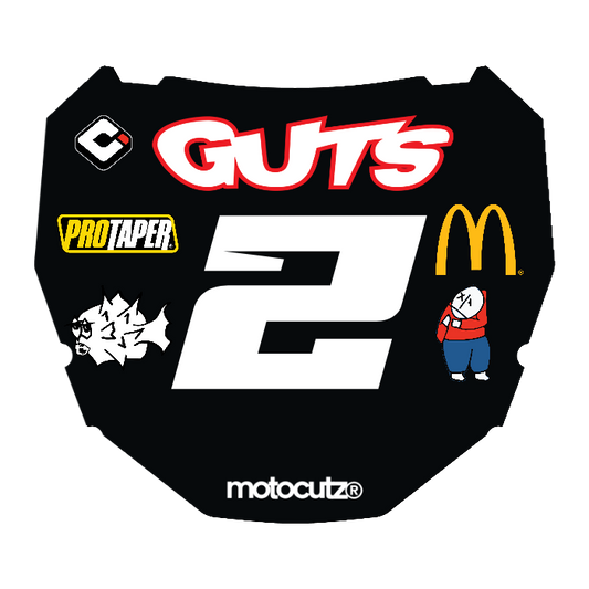 CUSTOM ODI NUMBER PLATE DECAL