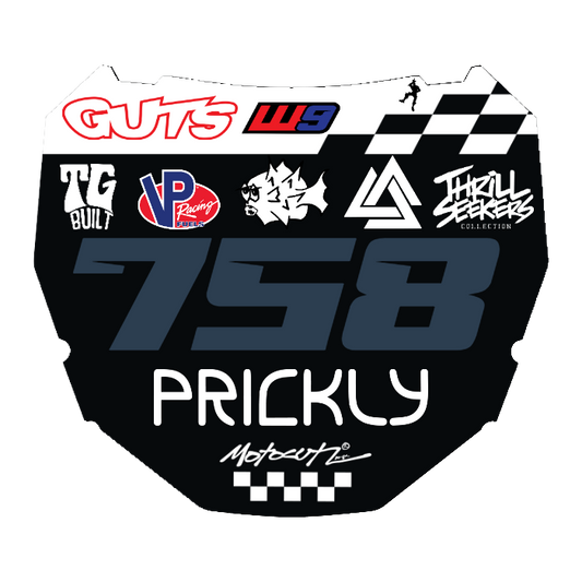 CUSTOM ODI NUMBER PLATE DECAL