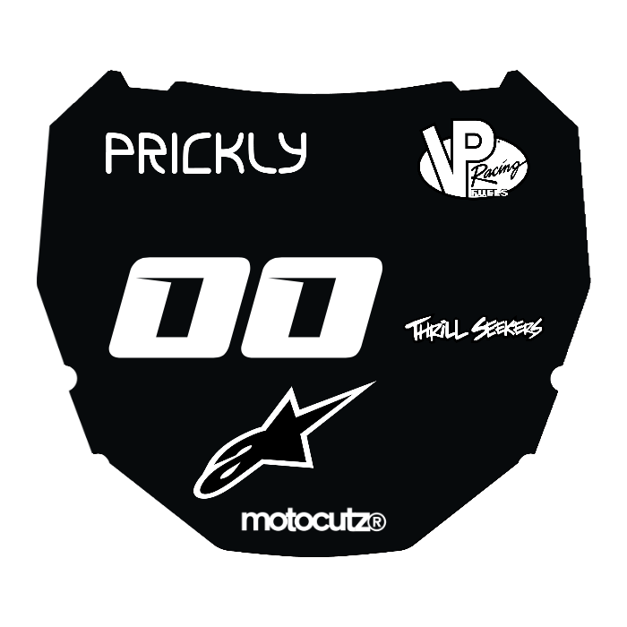 CUSTOM ODI NUMBER PLATE DECAL