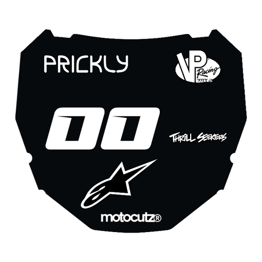 CUSTOM ODI NUMBER PLATE DECAL