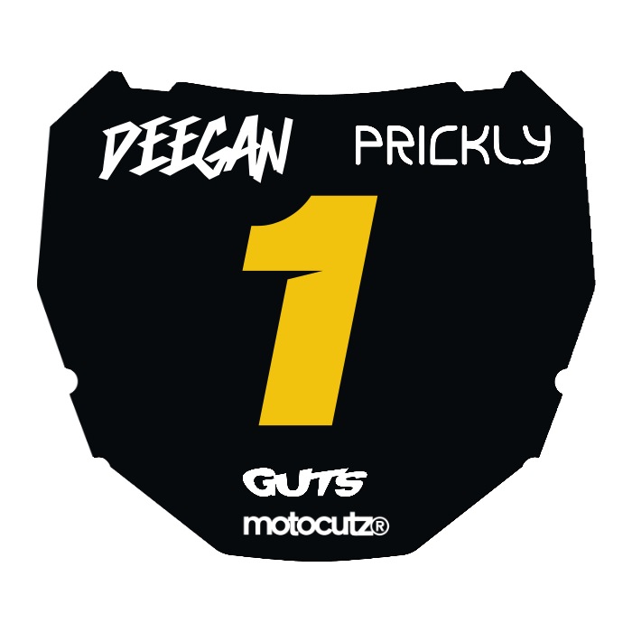 CUSTOM ODI NUMBER PLATE DECAL