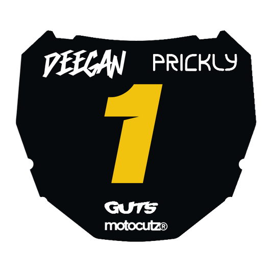 CUSTOM ODI NUMBER PLATE DECAL