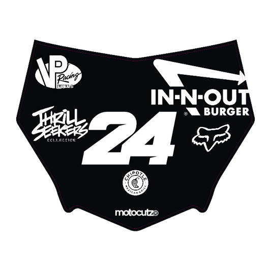 CUSTOM MOTOCUTZ FRONT PLATE DECAL