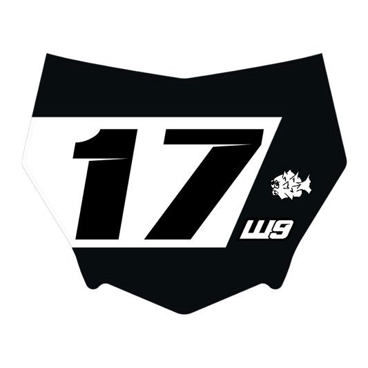 CUSTOM MOTOCUTZ FRONT PLATE DECAL