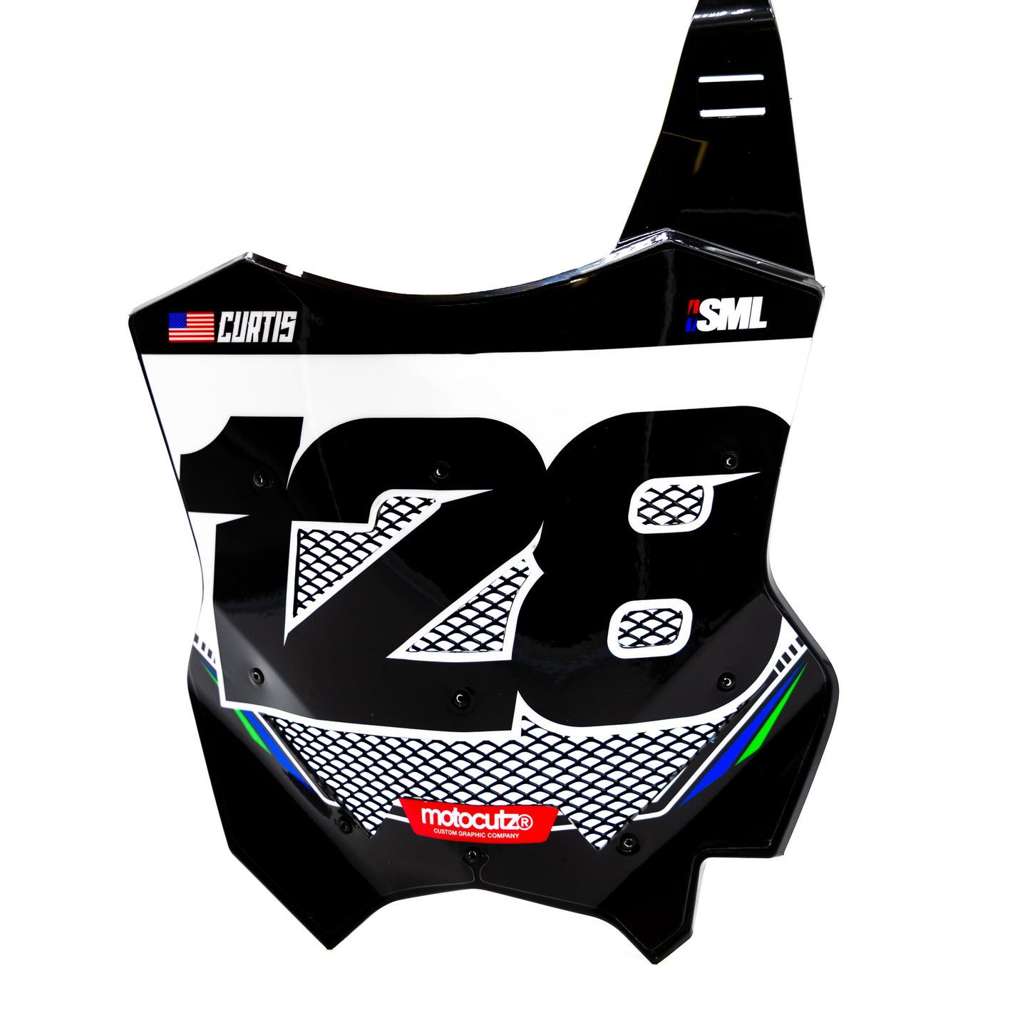 CUSTOM MOTO / DIRTBIKE VENTED PLATE