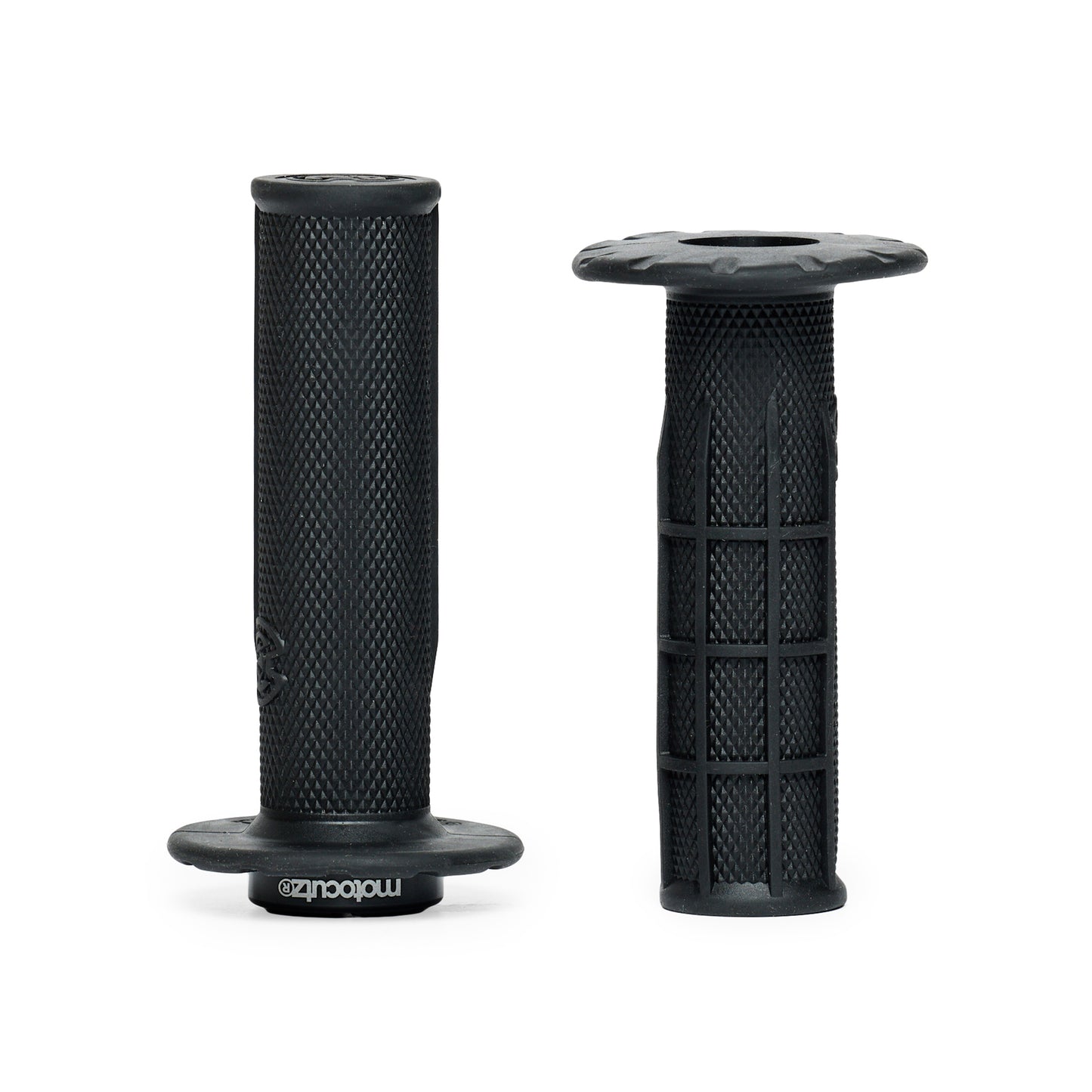 Universal Half Waffle Single Side Bolt-On Grips Black