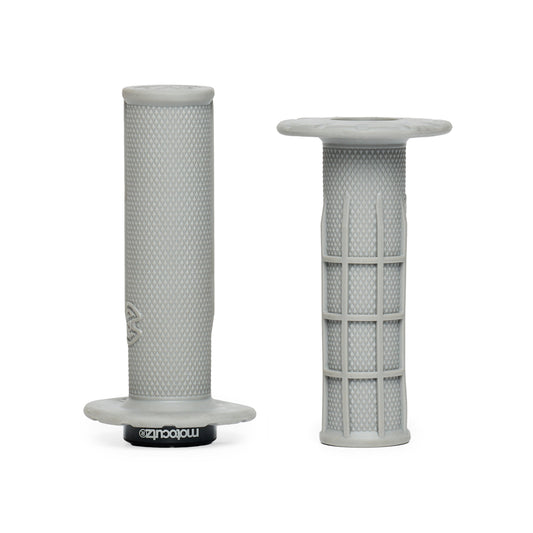 Universal Half Waffle Single Side Bolt-On Grips Grey
