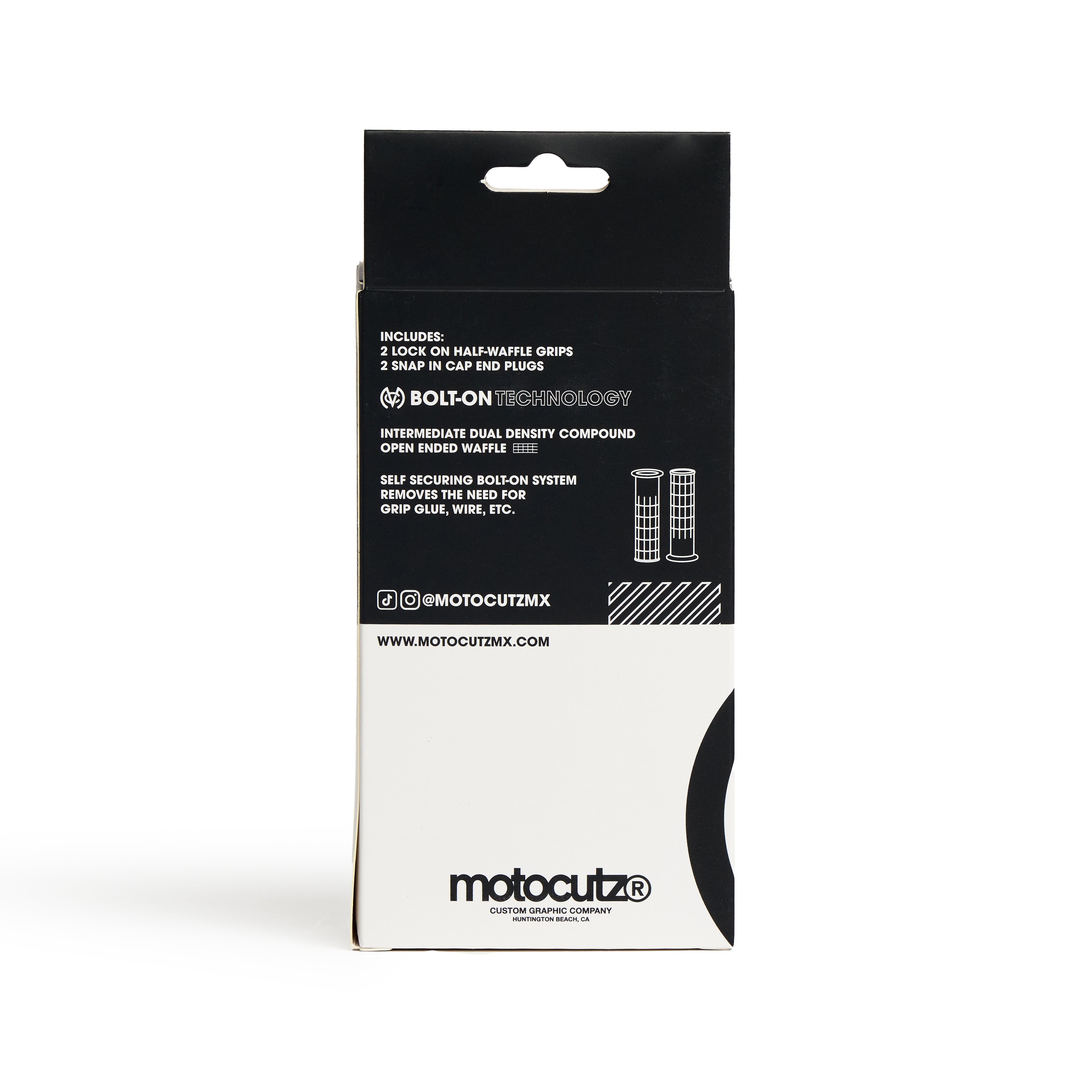Mid Flange Bolt-On Grips White Dye – MotocutzMX