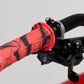 Mid Flange Bolt-On Grips Red Dye