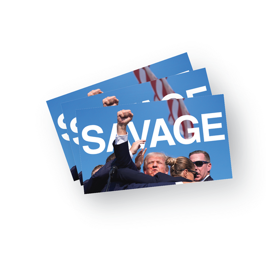 Savage Sticker Pack (3 pcs, 4x2in)
