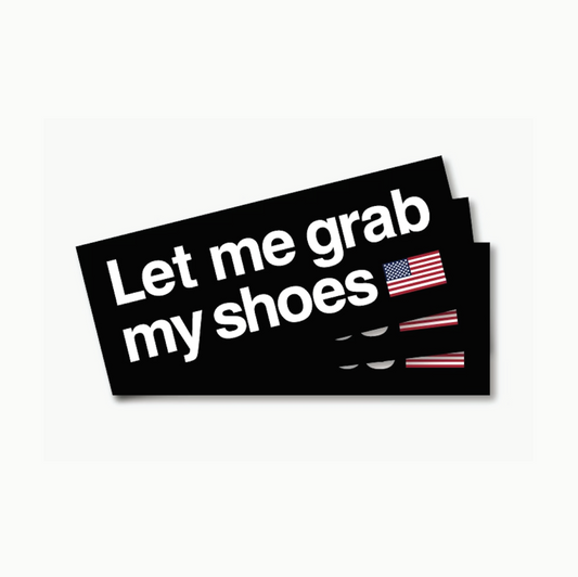 Grab My Shoes Sticker Pack (3 pcs, 4x1.5in)
