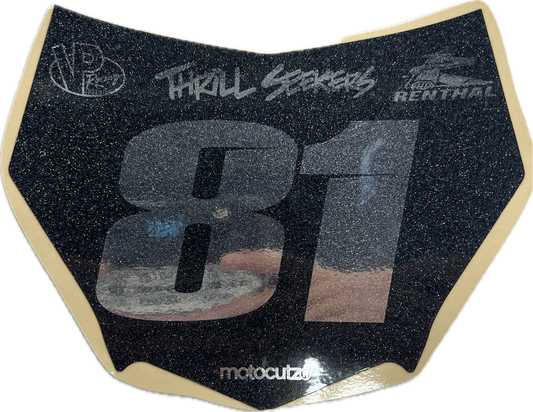 (PRE-MADE) SURRON PLATE 1 - MOTOCUTZ/CHROME/SPARKLE