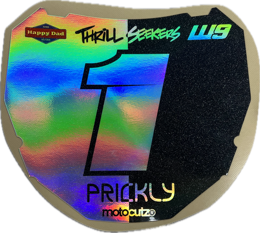 (PRE-MADE) SURRON PLATE 6 - ODI/HOLOGRAM/SPARKLE