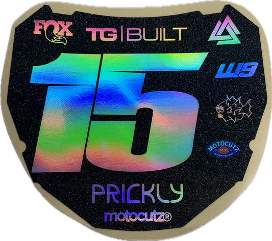 (PRE-MADE) SURRON PLATE 7 - ODI/HOLOGRAM/SPARKLE