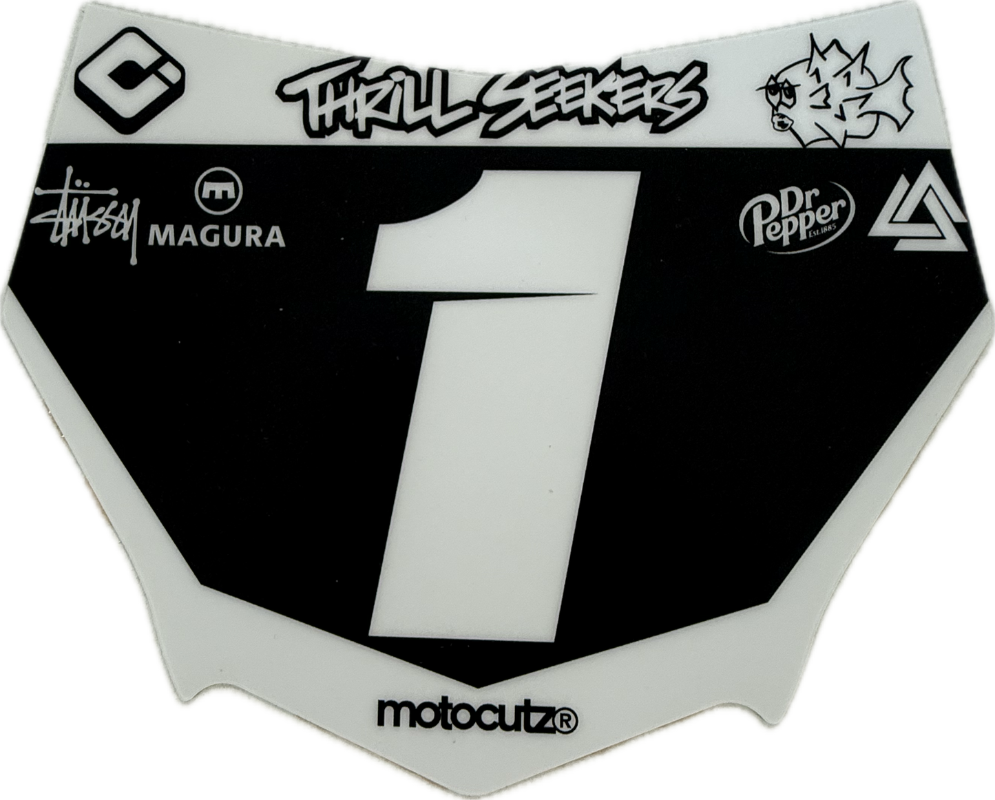(PRE-MADE) SURRON PLATE 16 - MOTOCUTZ/MATTE