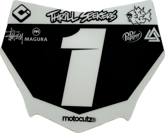 (PRE-MADE) SURRON PLATE 16 - MOTOCUTZ/MATTE