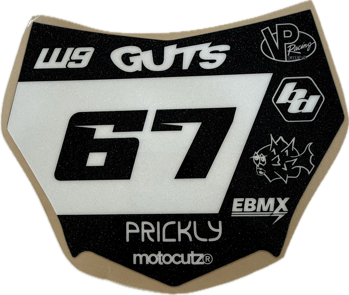 (PRE-MADE) SURRON PLATE 17 - MOTOCUTZ/SPARKLE