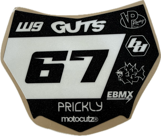 (PRE-MADE) SURRON PLATE 17 - MOTOCUTZ/SPARKLE
