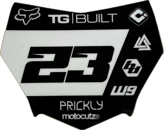 (PRE-MADE) SURRON PLATE 19 - MOTOCUTZ/GLOSS