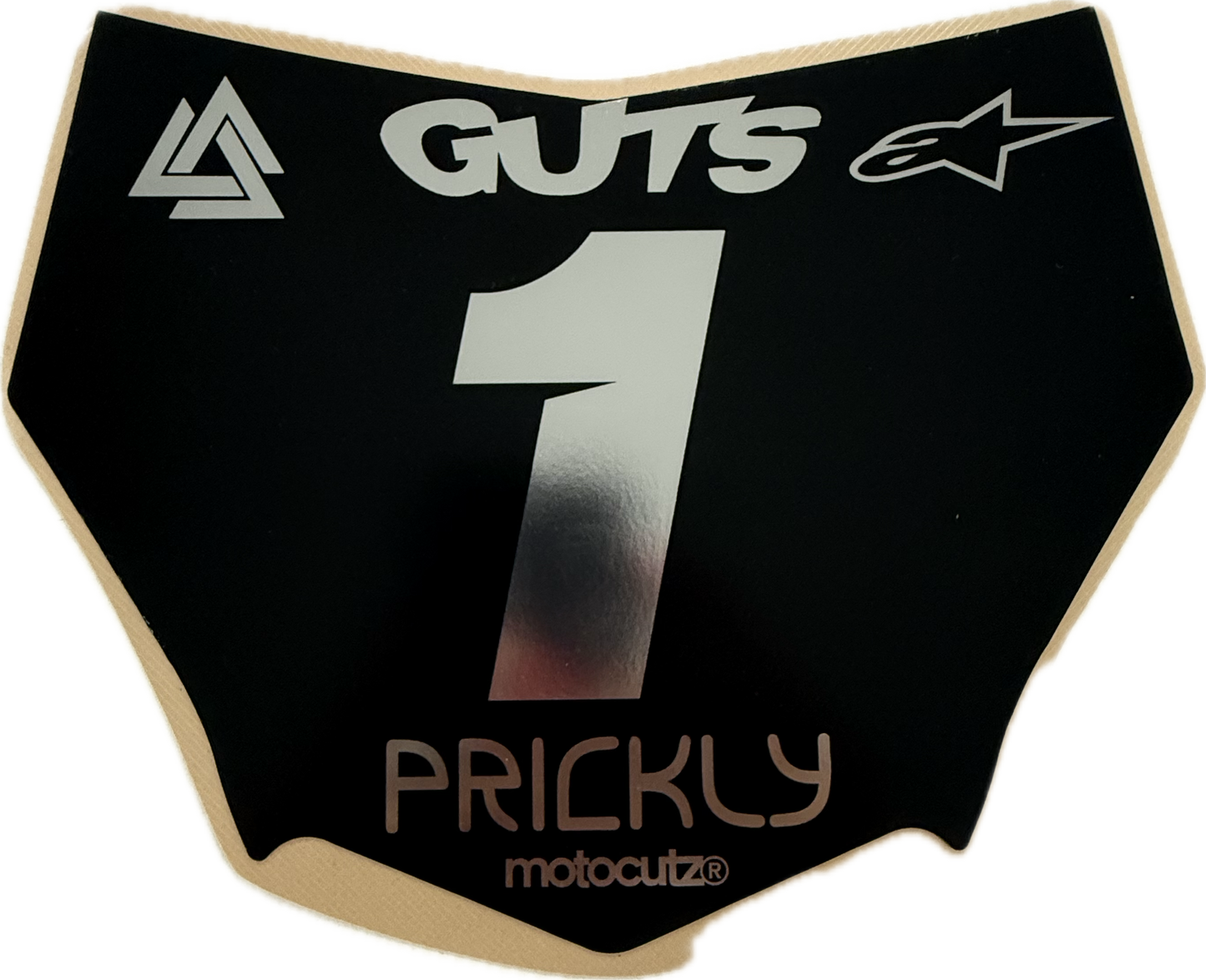 (PRE-MADE) SURRON PLATE 20 - MOTOCUTZ/CHROME/MATTE