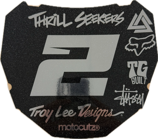 (PRE-MADE) SURRON PLATE 1 - ODI/CHROME/SPARKLE