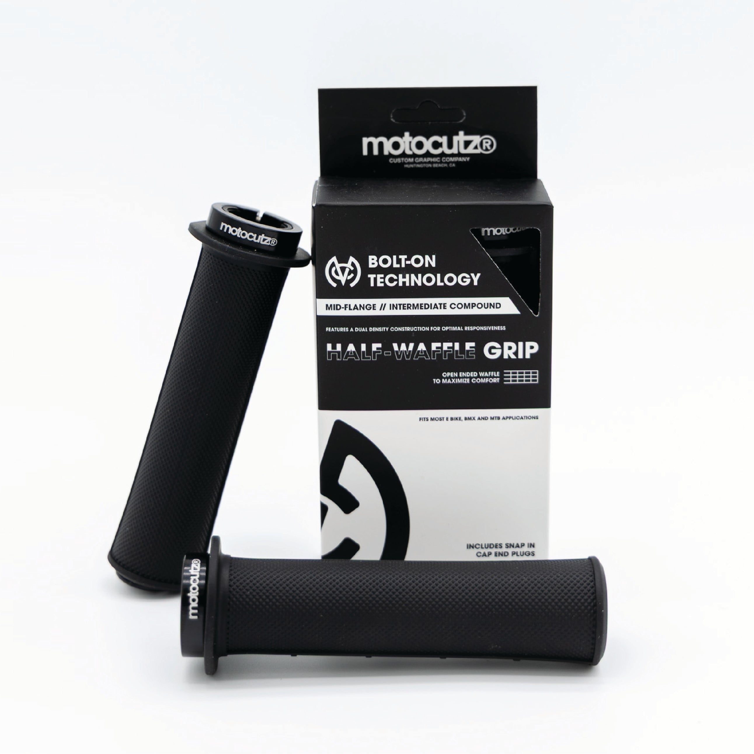 Mid Flange Bolt-On Grips Black – MotocutzMX