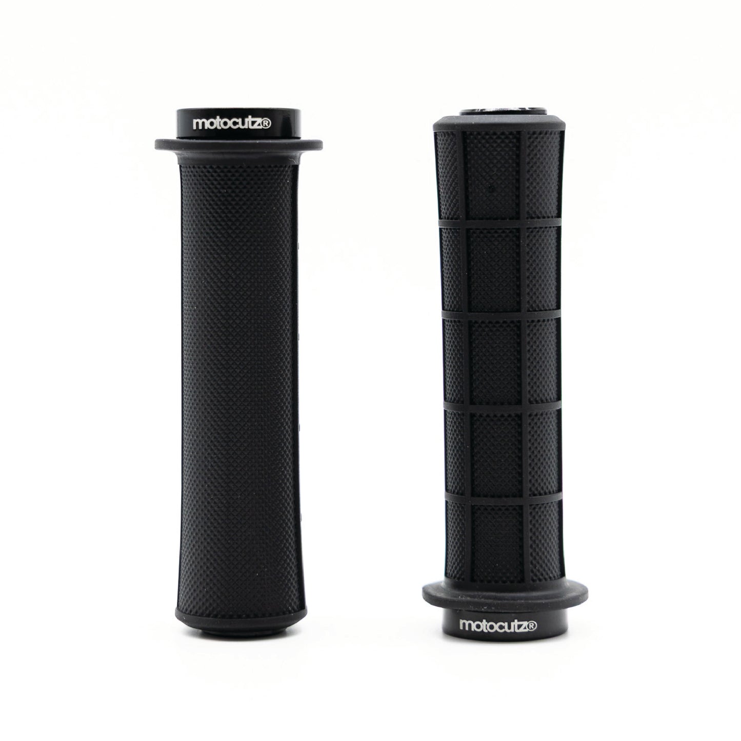 Mid Flange Bolt-On Grips Black