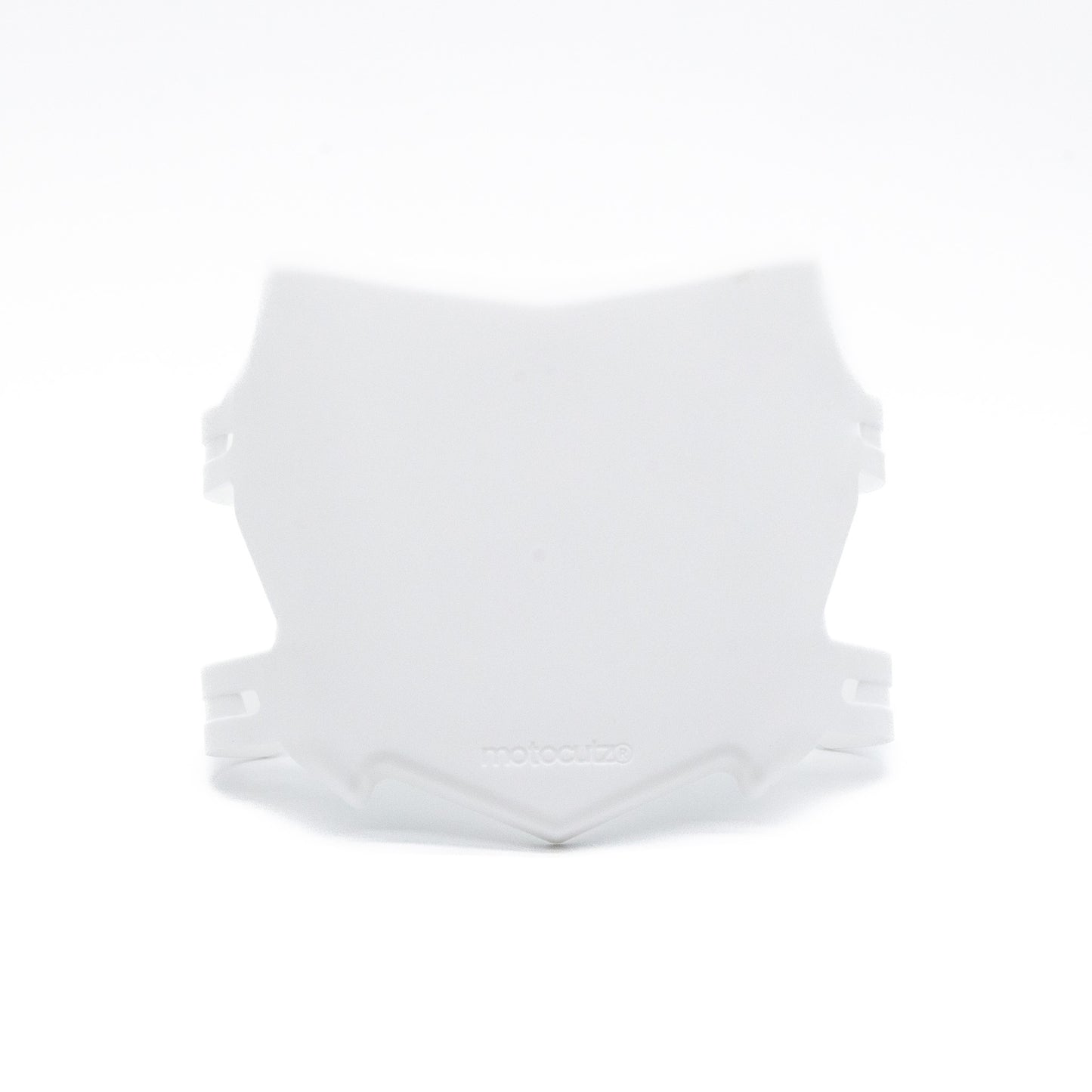MOTOCUTZ X TG BUILT FRONT NUMBER PLATE WHITE