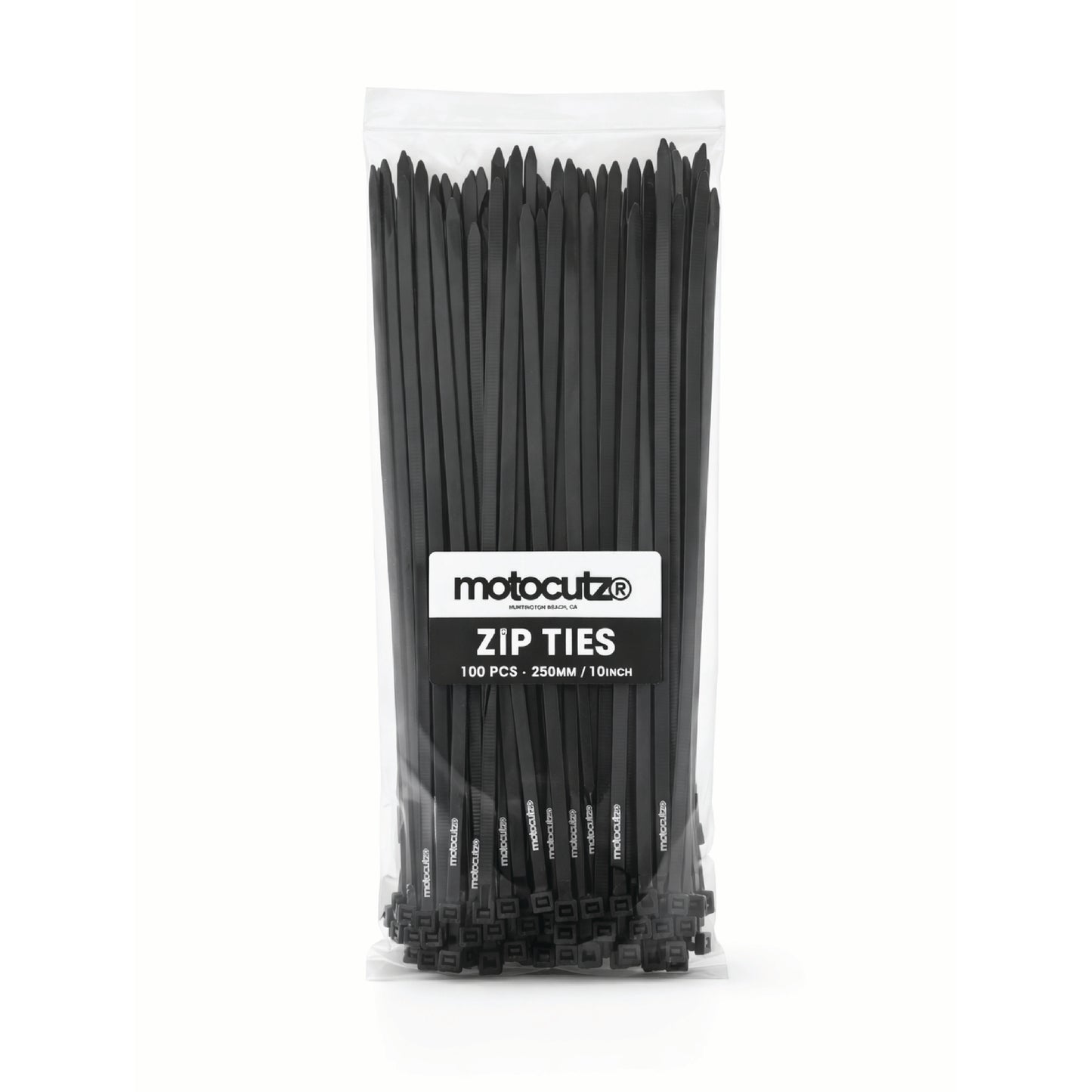 MOTOCUTZ ZIP TIES - 10in, 100 Pack