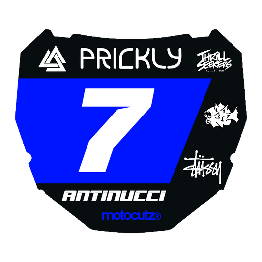 CUSTOM ODI NUMBER PLATE DECAL