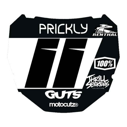 CUSTOM ODI NUMBER PLATE DECAL