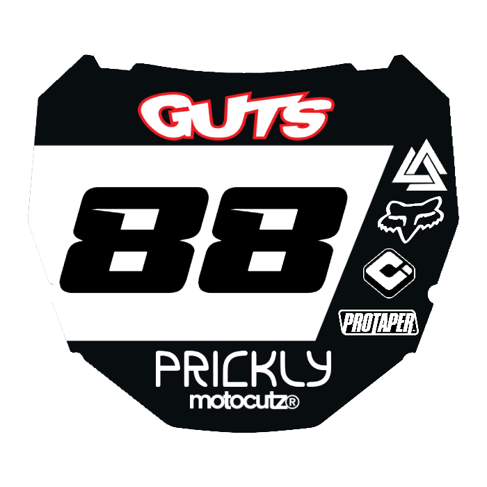 CUSTOM ODI NUMBER PLATE DECAL