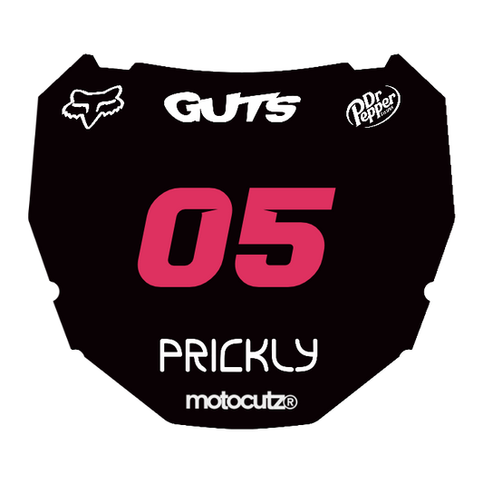 CUSTOM ODI NUMBER PLATE DECAL