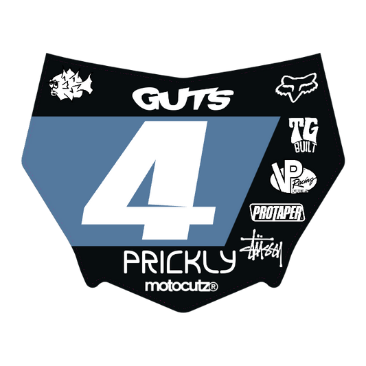 CUSTOM MOTOCUTZ FRONT PLATE DECAL