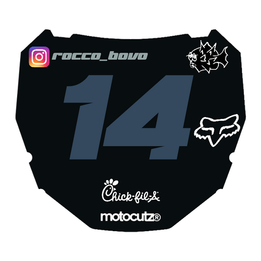CUSTOM ODI NUMBER PLATE DECAL