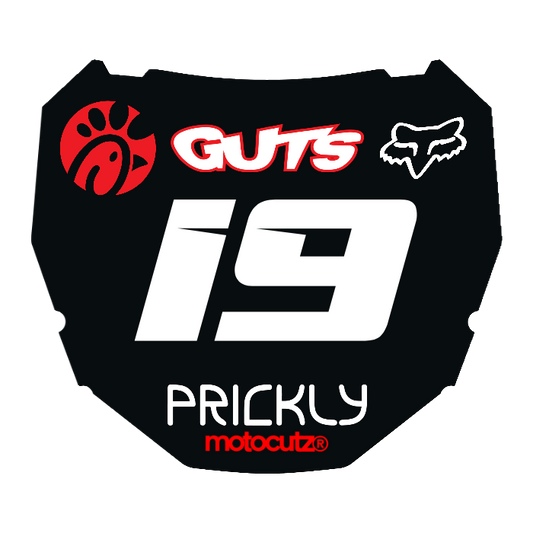 CUSTOM ODI NUMBER PLATE DECAL