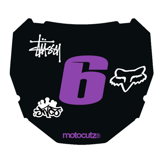 CUSTOM ODI NUMBER PLATE DECAL